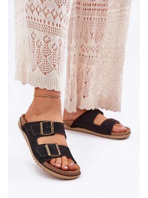 Ladies Preventive Slippers Inblu AA000068 Black 2