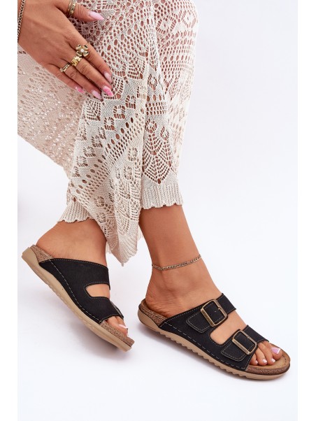 Ladies Preventive Slippers Inblu AA000068 Black