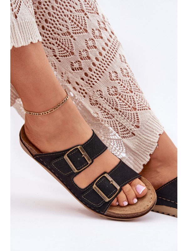 Ladies Preventive Slippers Inblu AA000068 Black