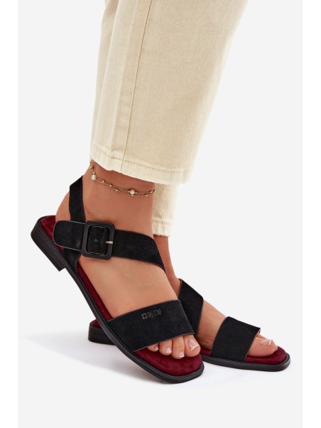 Moteriškos zomšinės basutės Big Star TT274490 juodos