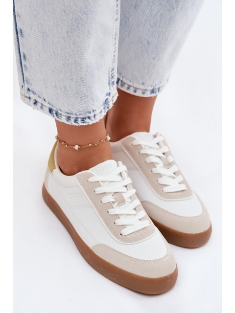 Women's Sneakers Made of Eco Leather Big Star TT274310 White