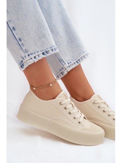 Women's Platform Sneakers Big Star TT274271 Beige