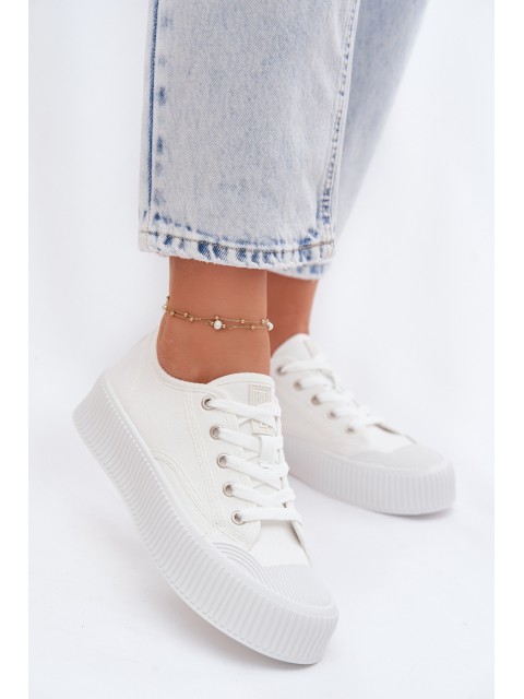 Women's Platform Sneakers Big Star TT274269 White 2