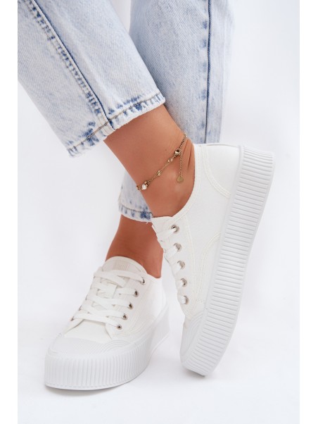 Women's Platform Sneakers Big Star TT274269 White