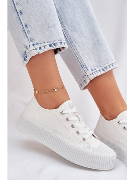 Women's Platform Sneakers Big Star TT274269 White