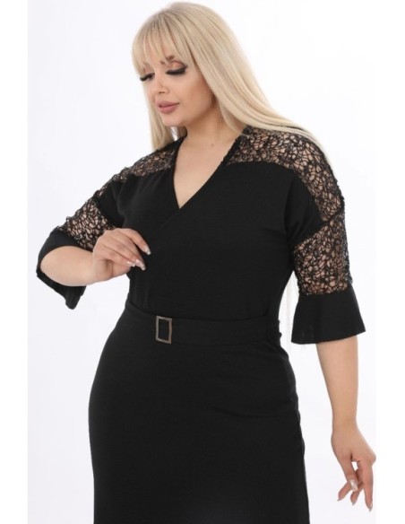 Juoda elegantiška suknelė ❤️ Suknelės apkūnioms