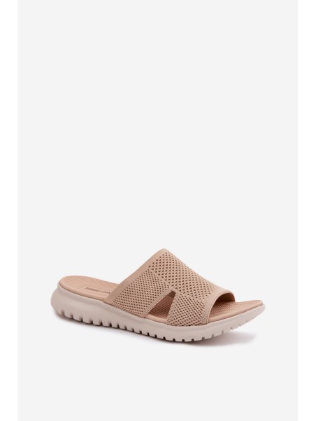 Women's Slides Sergio Leone KL064 Beige