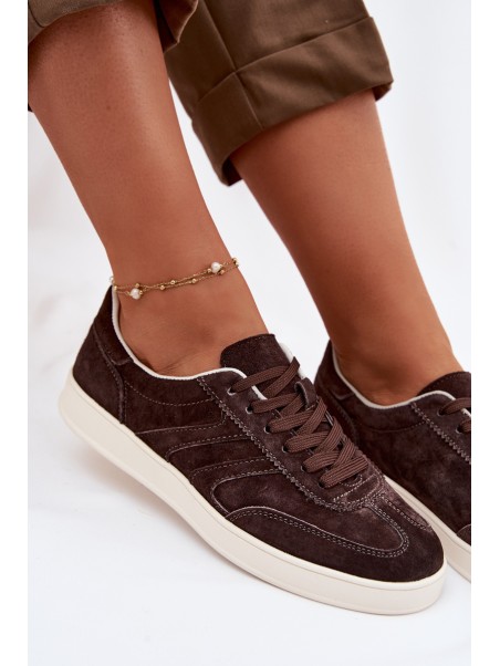 Vinceza Suede Sneakers 95400 Chocolate
