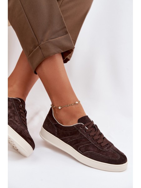 Vinceza Suede Sneakers 95400 Chocolate