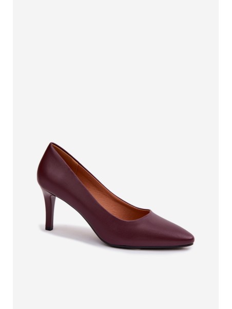 Sergio Leone Eko Leather Red High Heels