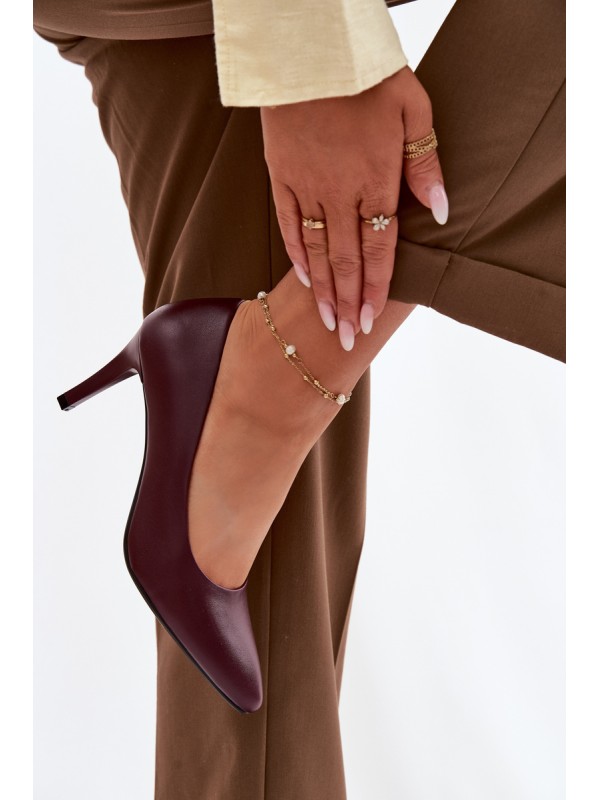 Sergio Leone Eko Leather Red High Heels