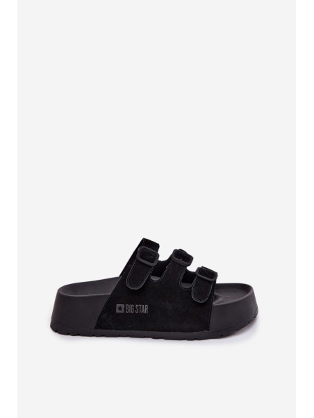 Women's Platform Sandals With Straps Big Star TT274531 Black