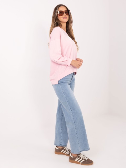 Bluza-RV-BL-A1221.13-jasny różowy