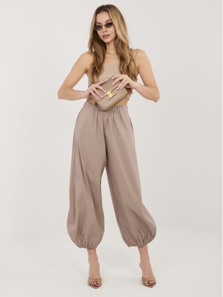 Kelnės-IT-SP-FL10309.70-tamsiai smėlio spalvos