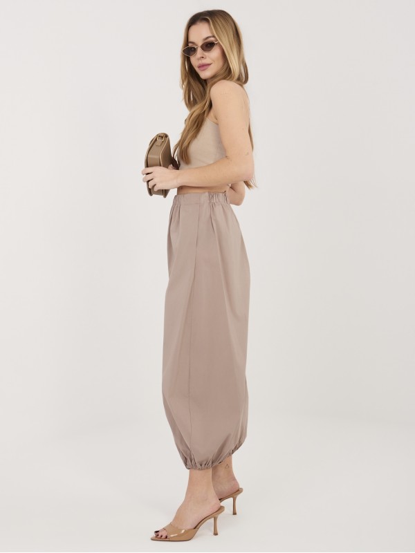 Kelnės-IT-SP-FL10309.70-tamsiai smėlio spalvos