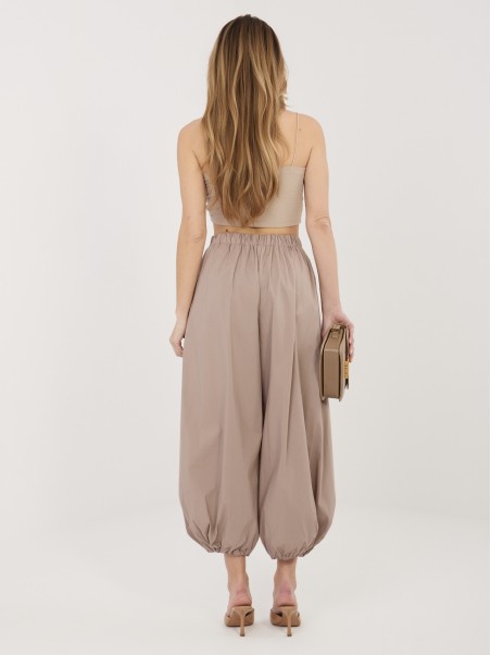 Kelnės-IT-SP-FL10309.70-tamsiai smėlio spalvos