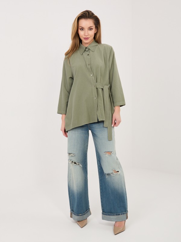 Marškinėliai-IT-KS-FL10188.27-chaki spalvos