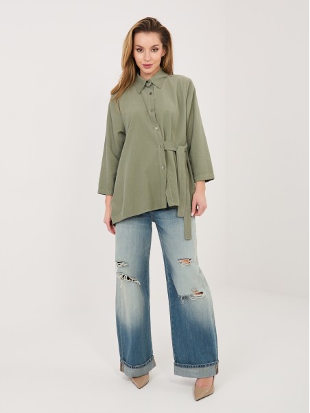 Marškinėliai-IT-KS-FL10188.27-chaki spalvos