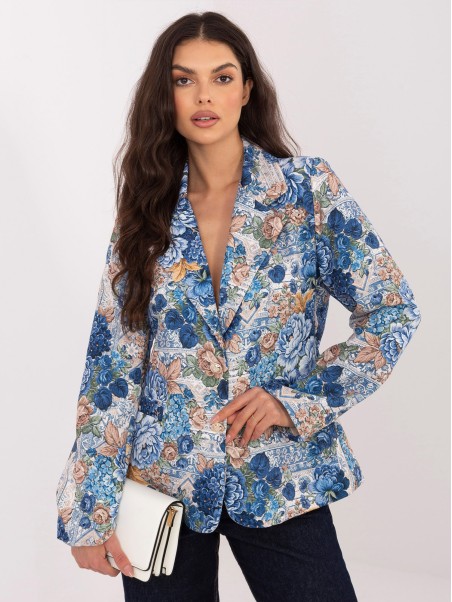 Švarkas-IT-MA-FL9928.15-tamsiai mėlyna