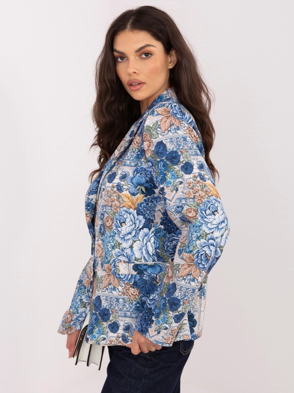 Švarkas-IT-MA-FL9928.15-tamsiai mėlyna