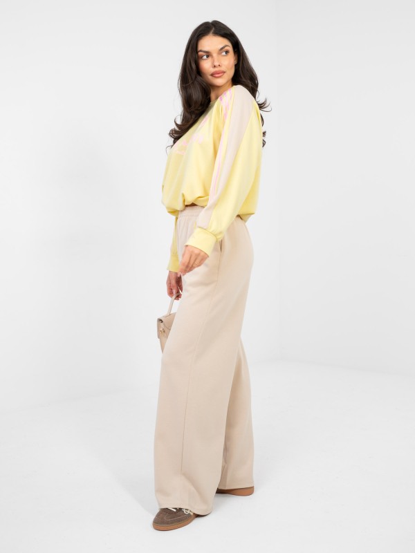 Sportinės kelnės-IT-DR-22227.91-smėlinės