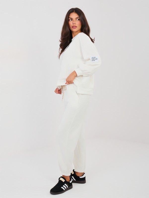 Sportinės kelnės-IT-DR-9781.93-ecru