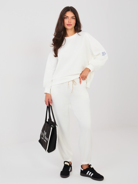 Sportinės kelnės-IT-DR-9781.93-ecru 2