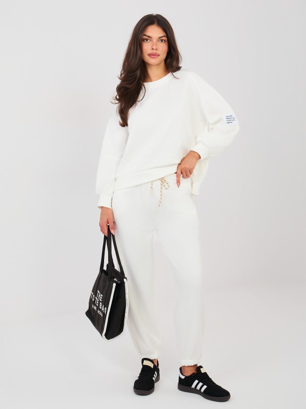 Sportinės kelnės-IT-DR-9781.93-ecru