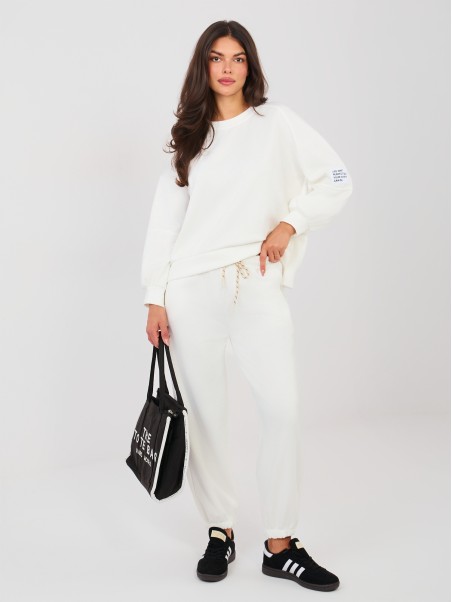 Sportinės kelnės-IT-DR-9781.93-ecru