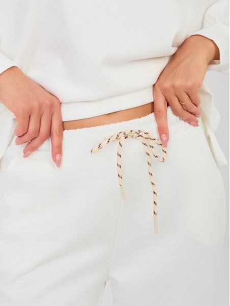 Sportinės kelnės-IT-DR-9781.93-ecru