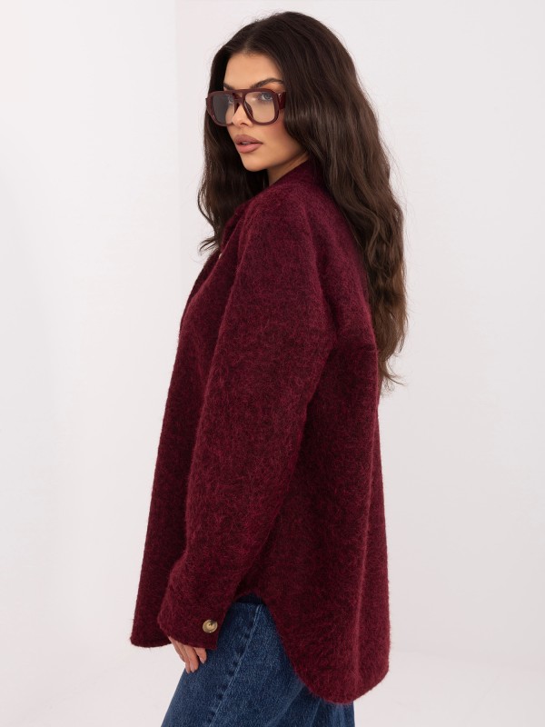 Švarkas-IT-KR-22292.01-bordo spalvos