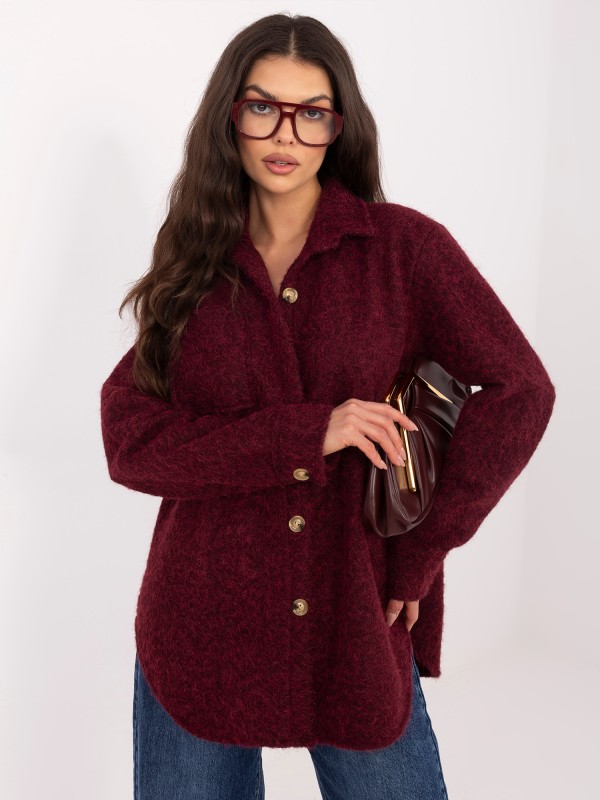 Švarkas-IT-KR-22292.01-bordo spalvos