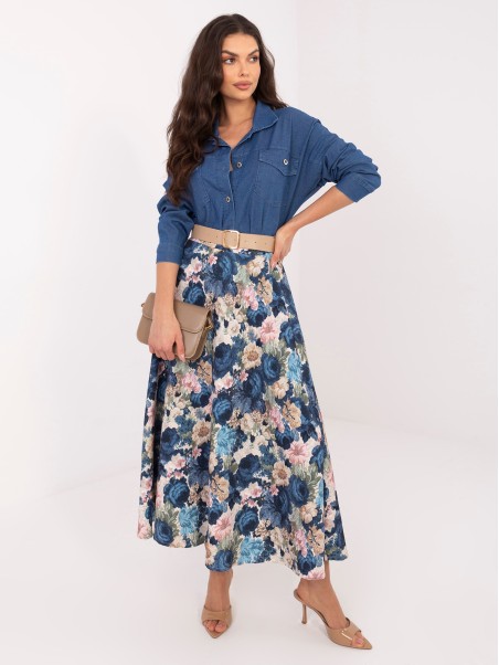 Sijonas-IT-SD-FL9850-1.28-tamsiai mėlynas