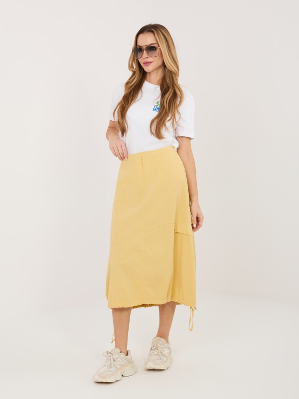 Sijonas-IT-SD-FL10158.94-šviesiai geltonas