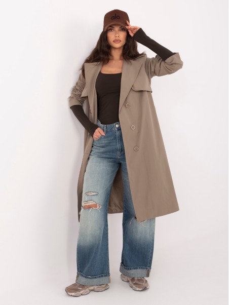 Paltas-IT-PL-FL8808.32-tamsi chaki spalvos