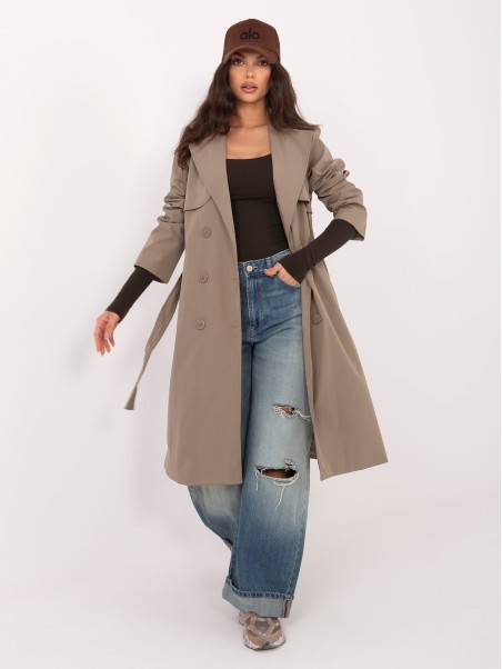 Paltas-IT-PL-FL8808.32-tamsi chaki spalvos