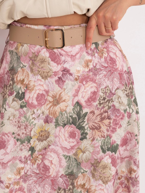 Sijonas-IT-SD-FL9850-1.28-tamsiai rožinis