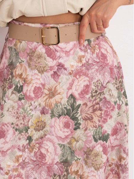 Sijonas-IT-SD-FL9850-1.28-tamsiai rožinis