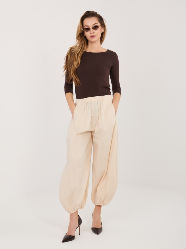 Kelnės-IT-SP-FL10309.70-šviesiai smėlio spalvos