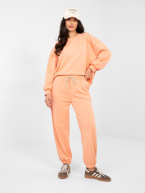 Sportinės kelnės-IT-DR-9781.93-šviesiai oranžinės