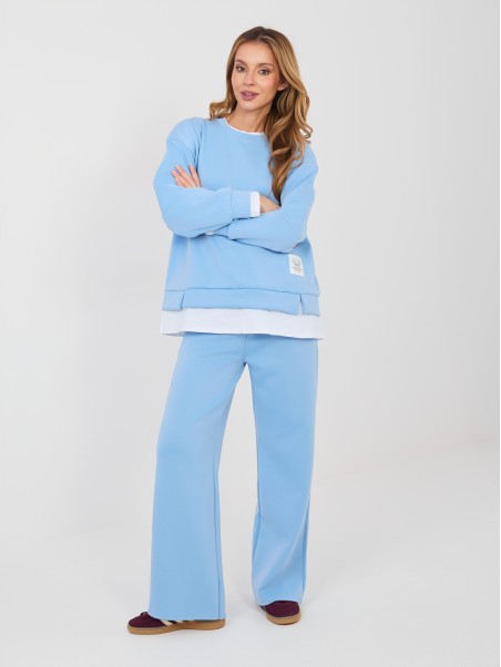 Sportinės kelnės-IT-DR-22230.92-šviesiai mėlynos