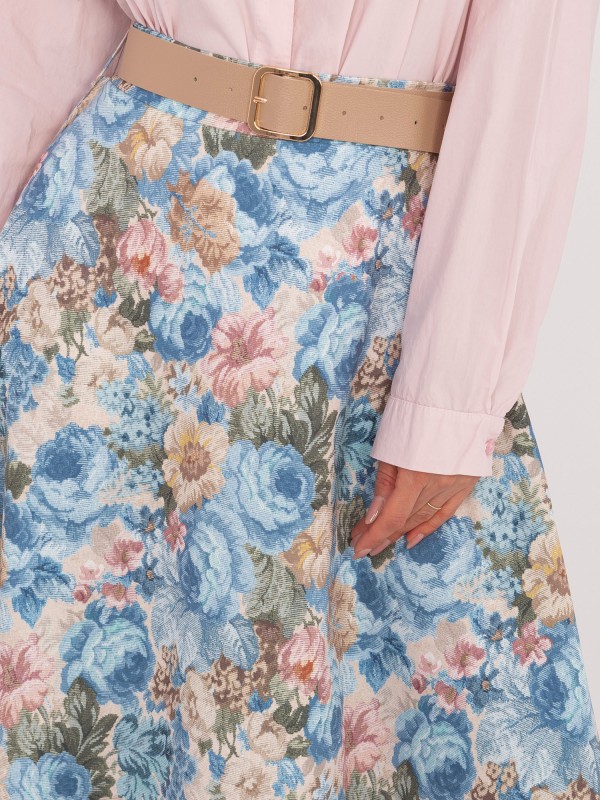 Sijonas-IT-SD-FL9850-1.28-šviesiai mėlynas