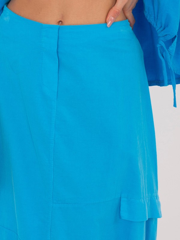 Sijonas-IT-SD-FL10158.94-mėlynas