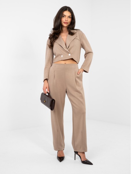 Švarkas-IT-MA-22255.83-tamsiai smėlio spalvos