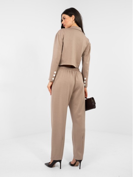 Švarkas-IT-MA-22255.83-tamsiai smėlio spalvos