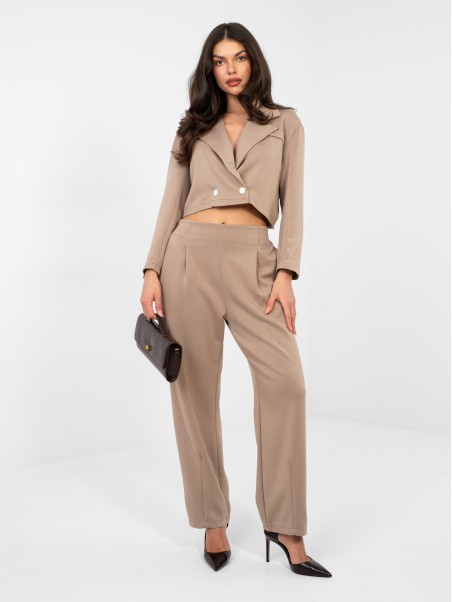 Švarkas-IT-MA-22255.83-tamsiai smėlio spalvos