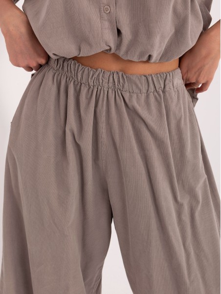 Kelnės-IT-SP-FL10309-1.91-tamsiai smėlio spalvos