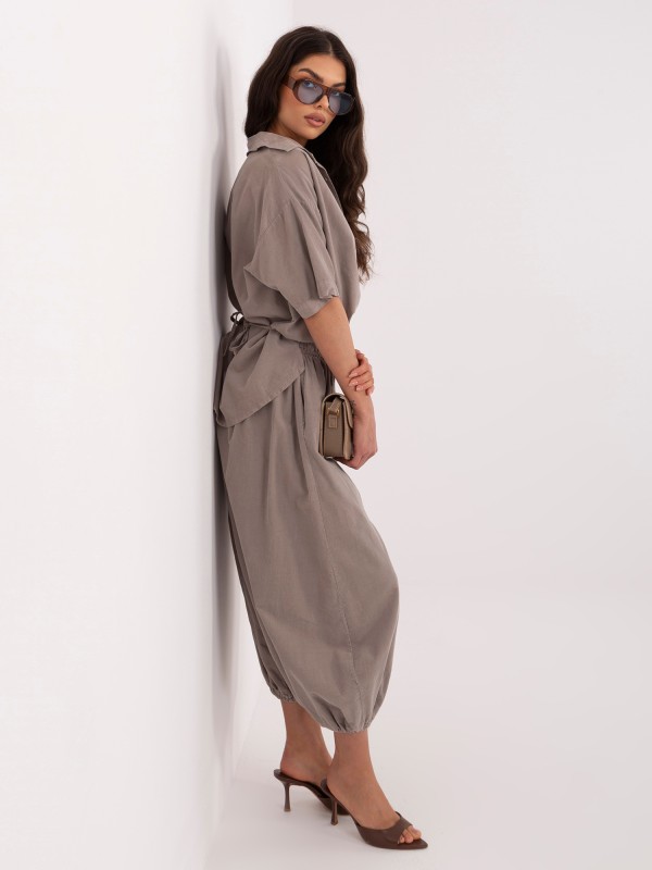 Kelnės-IT-SP-FL10309-1.91-tamsiai smėlio spalvos