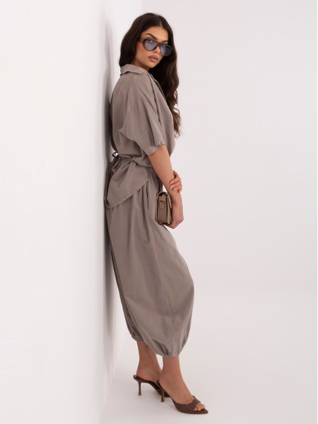 Kelnės-IT-SP-FL10309-1.91-tamsiai smėlio spalvos