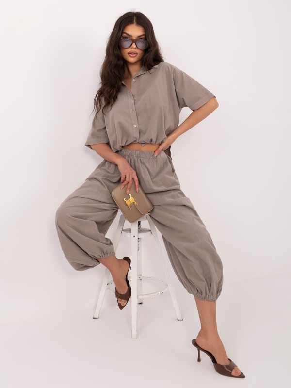 Kelnės-IT-SP-FL10309-1.91-tamsiai smėlio spalvos